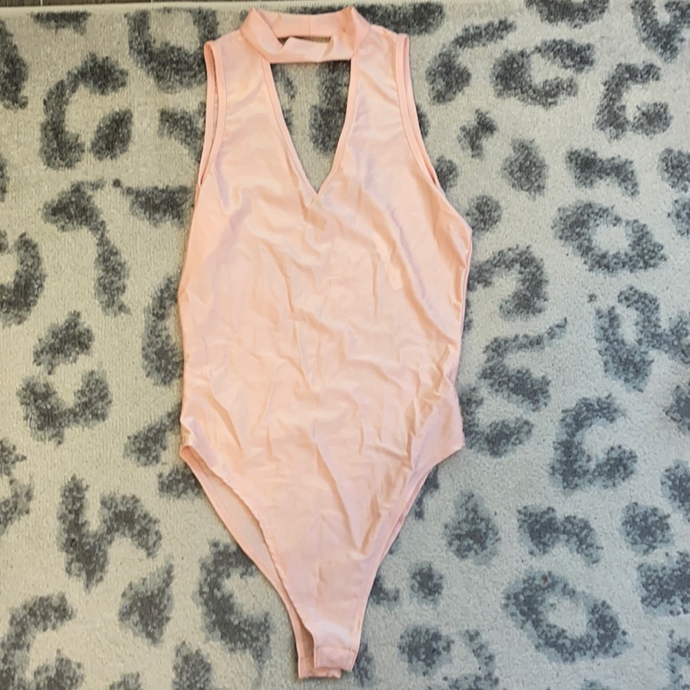 NWT bright coral bodysuit